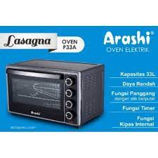 ARASHI Oven Listrik 33 Liter P33A Lasagna Low Watt - Garansi 1 Tahun