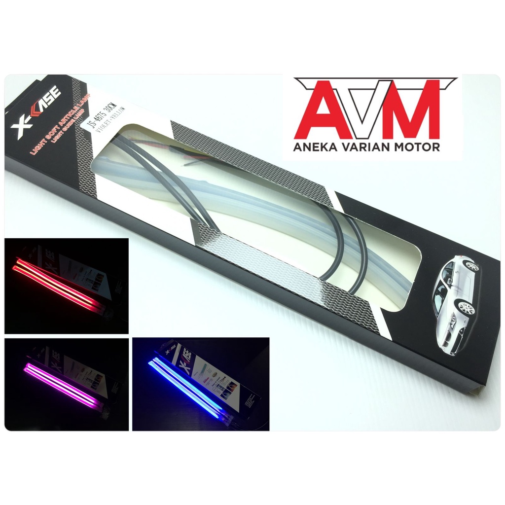 Lampu Alis Sen Running Lentur 30 cm Flexible X-Case