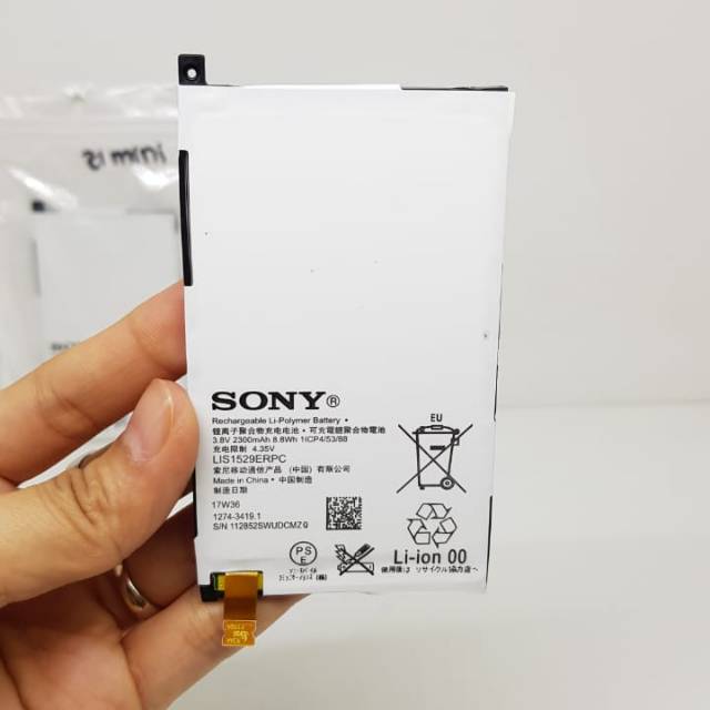 Baterai Sony Xperia Z1 Compact D5503 Batre Sony Z1 Mini Battery 2300mAh