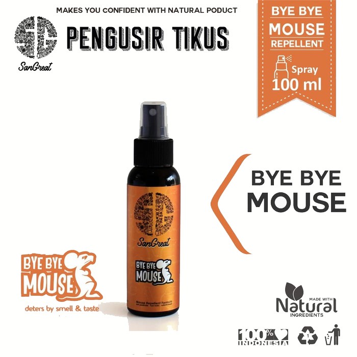 Pengusir Tikus Spray, Ampuh, Praktis, Aman, Alami