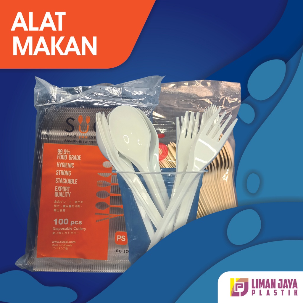 Jual Sendok Makan Sendok Makan Suapi Putih Garpu Makan Suapi Putih