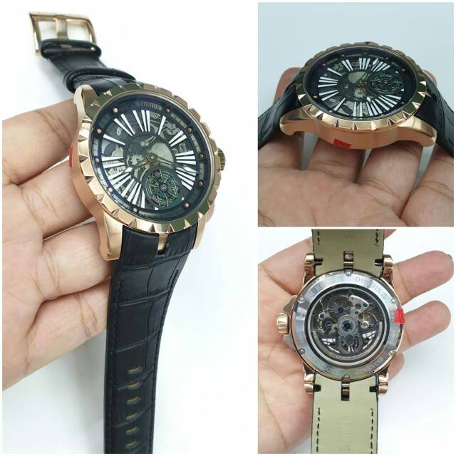 ROGER DUBUIS GS4568 AUTOMATIC LEATHER PREMIUM