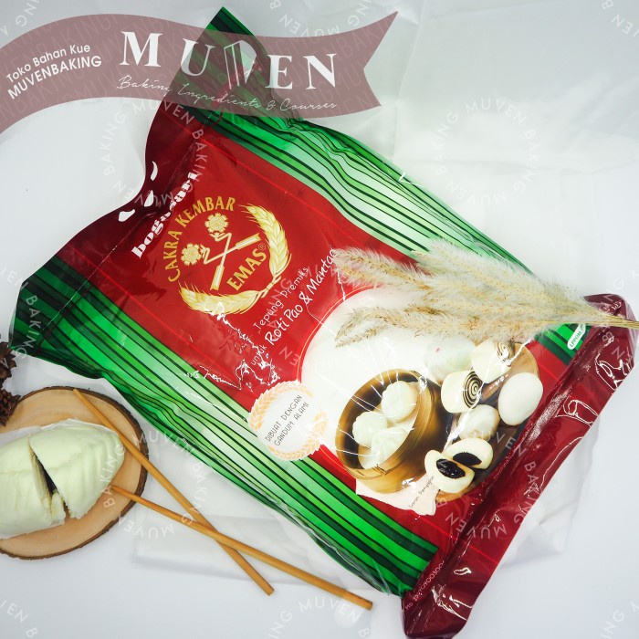 

Ds11D Tepung Cakra Kembar Emas Roti Pao & Mantao 5 Kg G6B040B