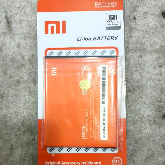 BATERAI XIAOMI REDMI NOTE 2 / BM45 ORI