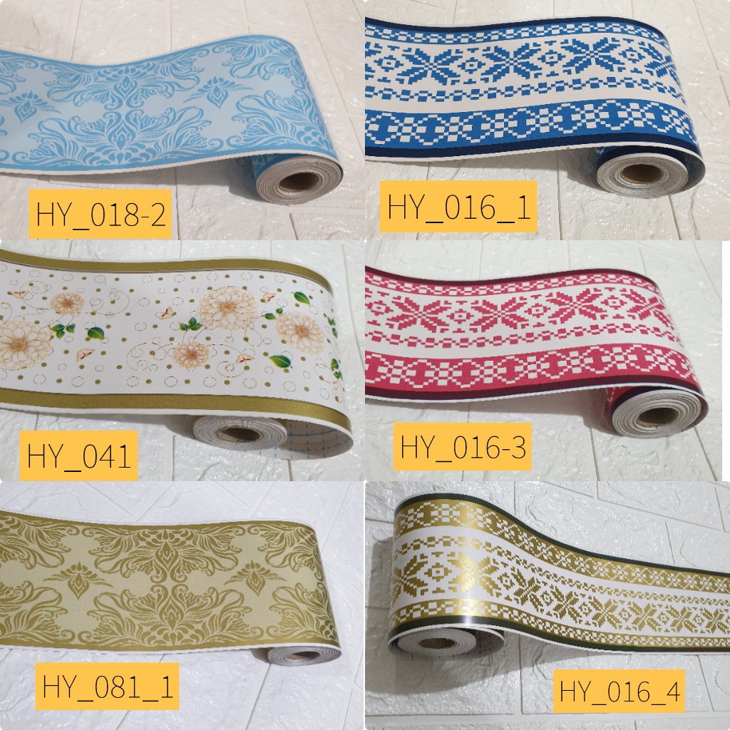 List Border Wallpaper Sticker Dinding List Border Dinding 10,5cm x 10M - List Wallpaper