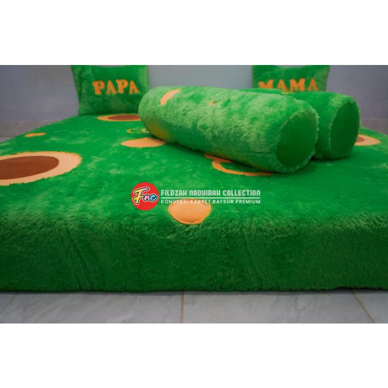 karpet, kasur karakter full set 9 bantal fnc