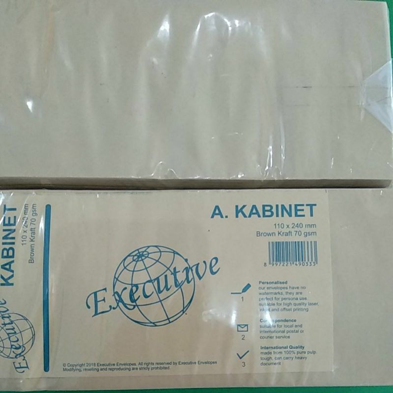 

Amplop Coklat Kabinet Sika isi 100