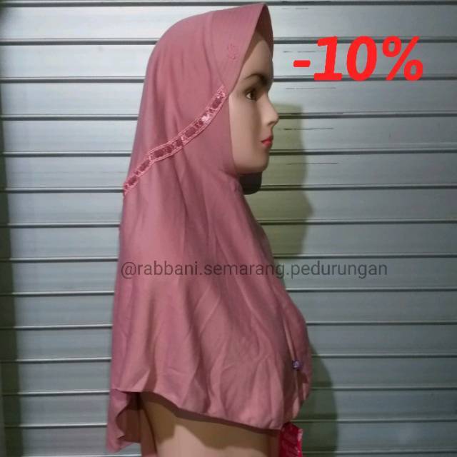 40 Koleski Terbaik Kerudung Rabbani  Warna  Dusty  Pink  