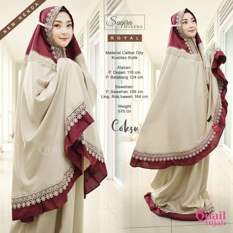 NEW SERIAN MUKENA ROYAL SAQIRA •  REBORN • NADEA QUAIL HIJAB JUAL MURAH