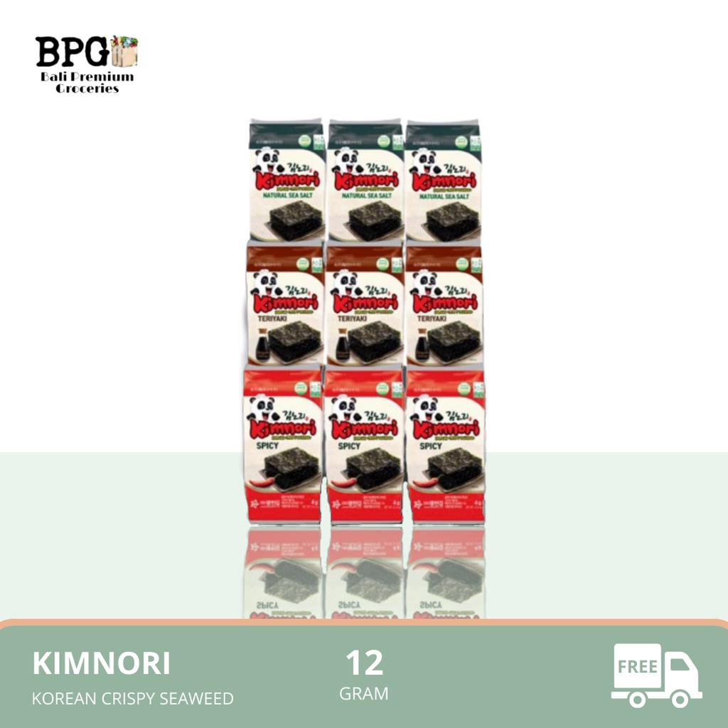 

KIMNORI KOREAN CRISPY SEAWEED 3PACK X 4GR