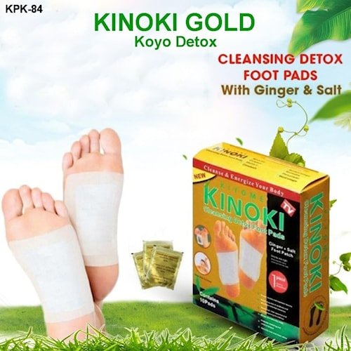 KINOKI GOLD Jahe Ginger Salt Koyo Kaki Detox Herbal food pad penyerap racun dalam tubuh kesehatan on