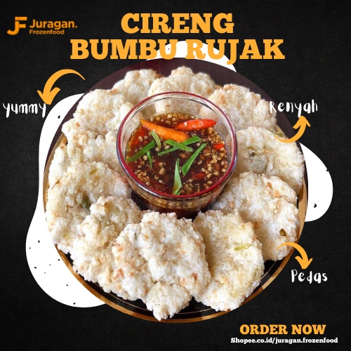 Jual Cireng Isi Biji Bumbu Rujak Special Frozen Food Murah Khas