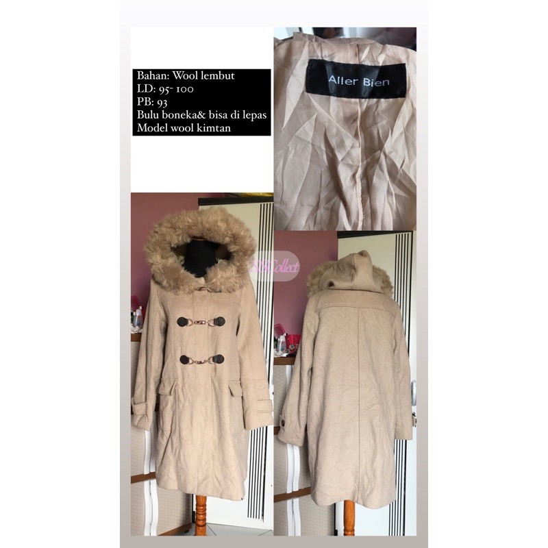 Preloved Wool Bulu/ Wool Kimtan/ Long Wool