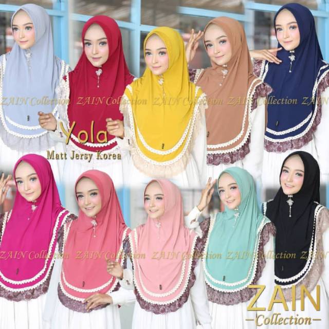 Hijab Instan Yola ORI by ZAIN COLLECTION