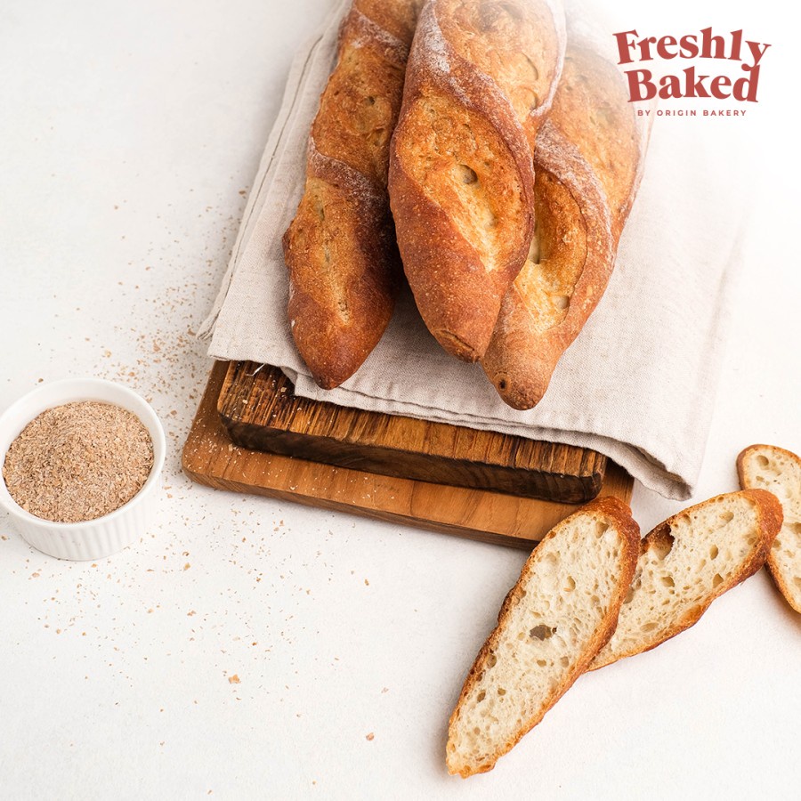 

Baguette Bread - Freshly Baked by Origin Bakery