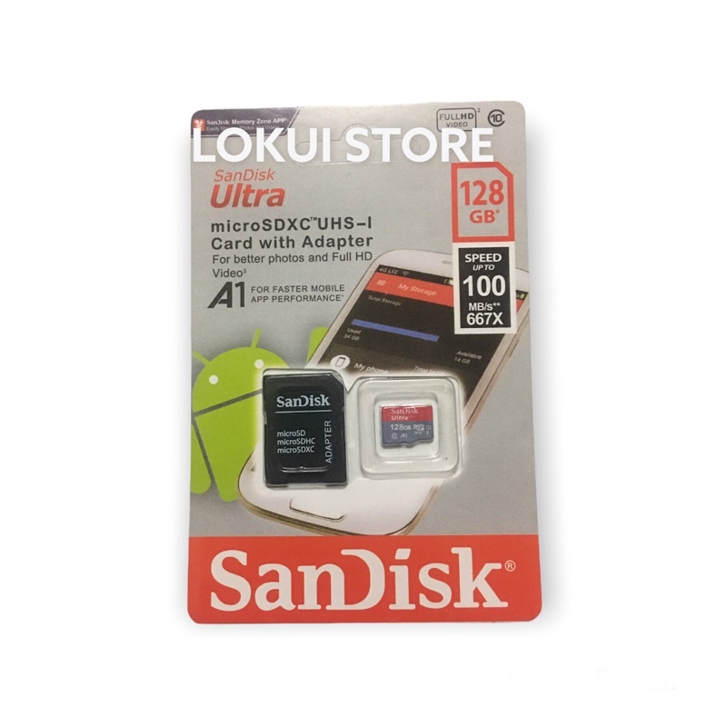 Sandisk Memory Micro SD 64GB 128GB / Memory Card Micro SD 64 GB 128GB SANDISK