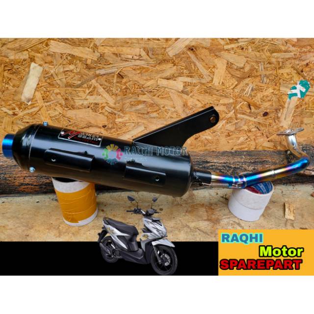 Knalpot Racing Bobokan Csr Beat Street 2020 Pelangi / Knalpot Standar Racing Beat Two Tone