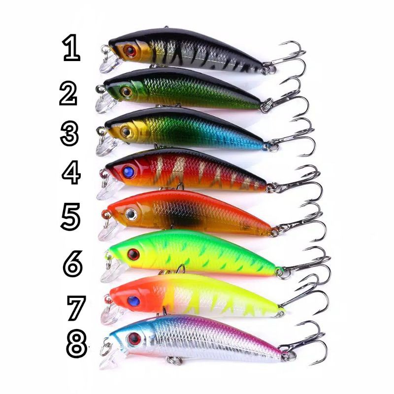 umpan pancing / minnow pancing / minnow casting / umpan casting / umpan buatan / floating / swimbait