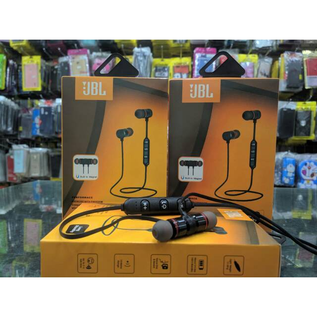 Hf earphone Headset JBL Wireles Bt sports Magnet Bt Sport Orange bluetoioth