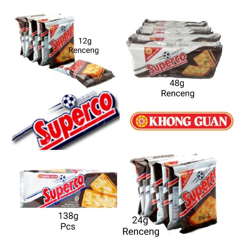 

Khong Guan Superco / Khongguan Biskuit Superco Renceng / Superco Coklat Lemon 12g 24g 48g 138g