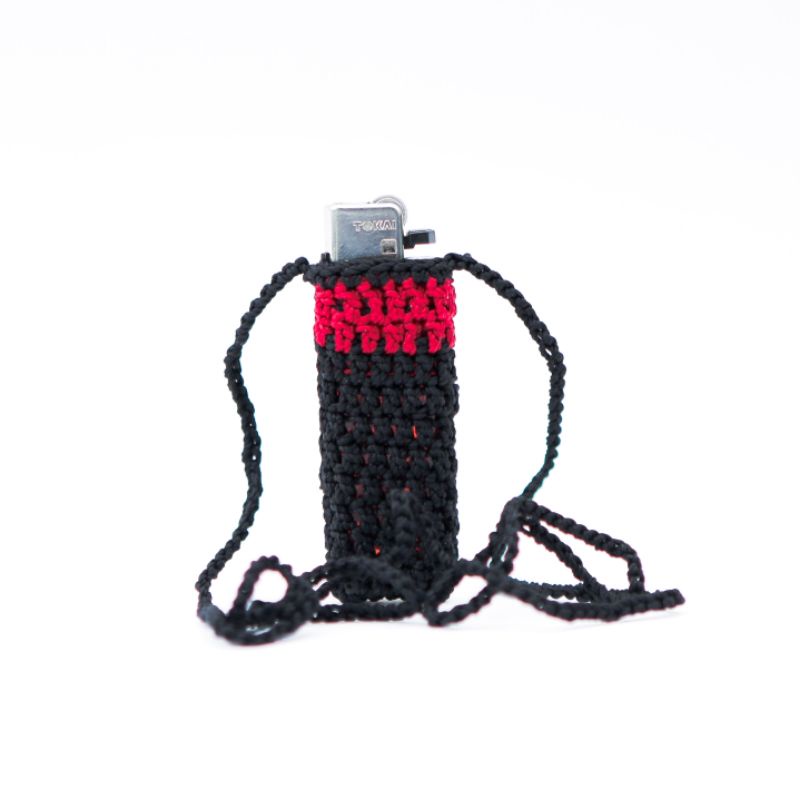 Kalung Rajut Tempat Korek Api Kalung Korek Api Sarung Korek Api