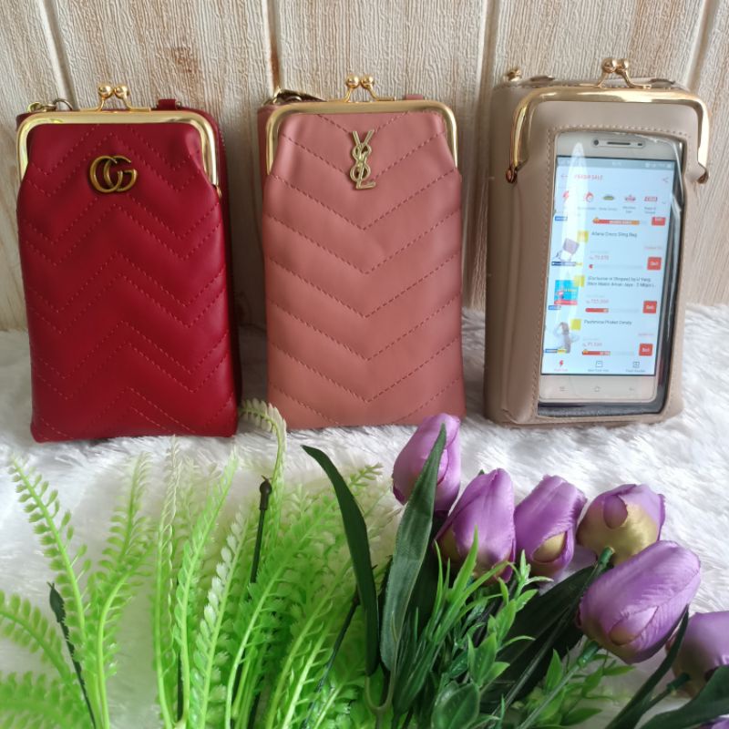 Dompet HP Behel / Sling Phone Behel / Tas HP Behel by Forever Young, Touchscreen dan No Touchscreen