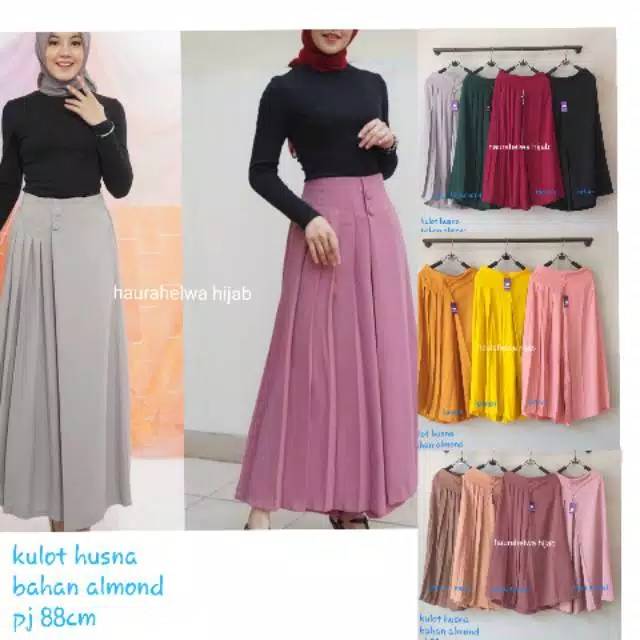 Kulot husna kancing depan