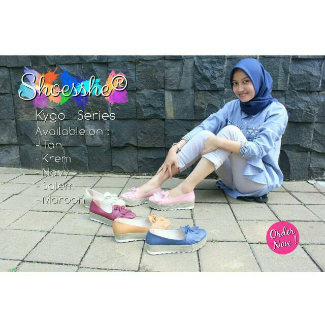 Hot Sale Fsb Sepatu Wedges Wanita (Kygo Series)