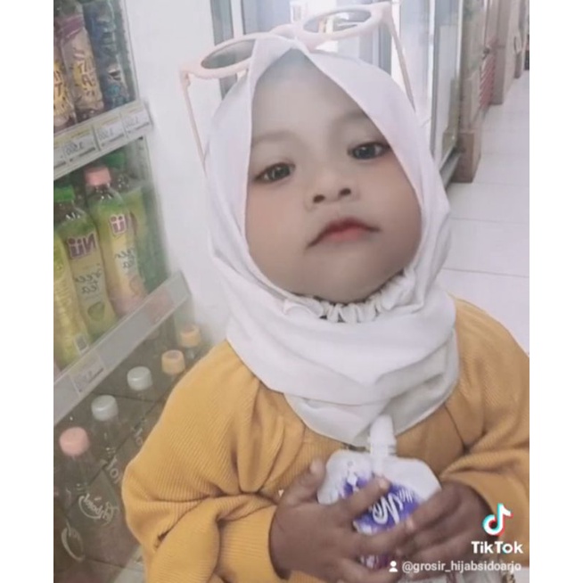 VINS Pashmina Anak Bayi Cerruty Babydoll Instan Tali Karet Promo