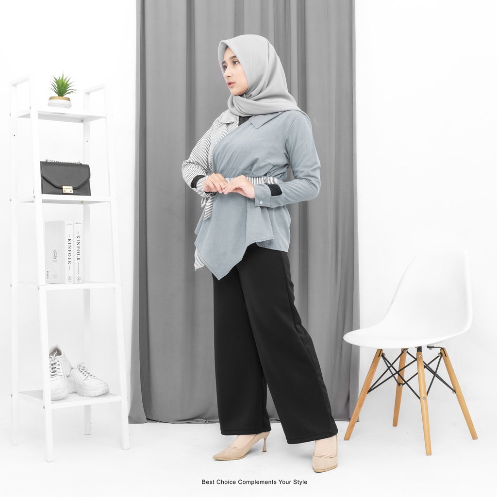 Hanna Blouse Atasan Wanita 2 Warna By Mahyra