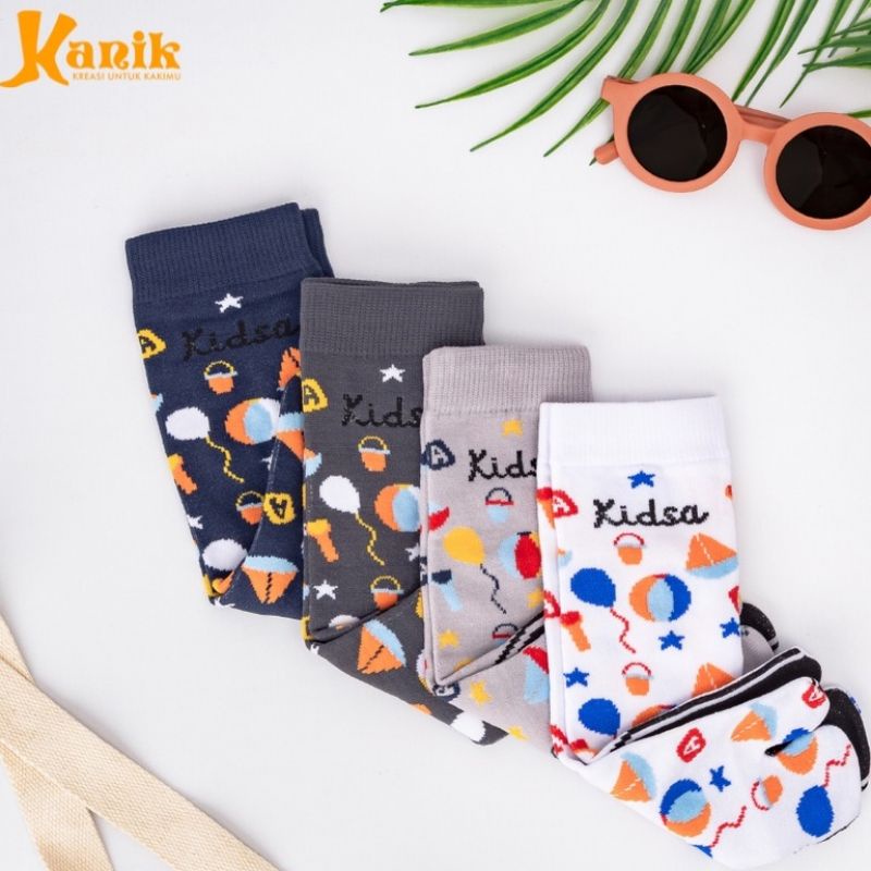 Kaos Kaki Anak Kidsa Motif Piknik (Picnic) by Kanik Soka | Kaos Kaki Anak TK