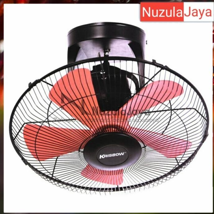 Produk Terbaik] Krisbow kipas angin plafon orbit 16inc 80w /ceiling fan