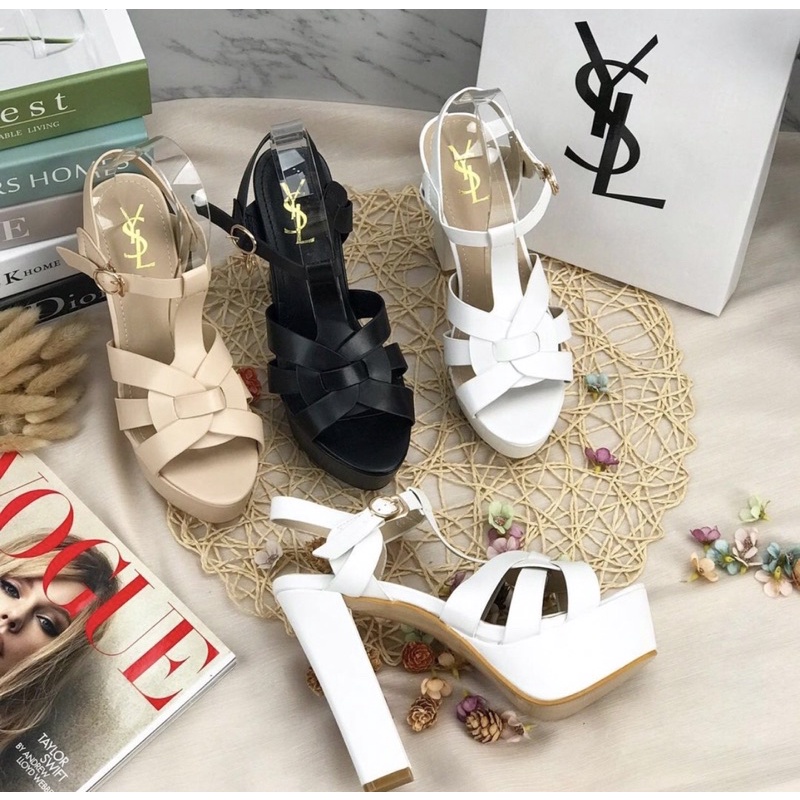 Heels ysl06 wanita import realpict