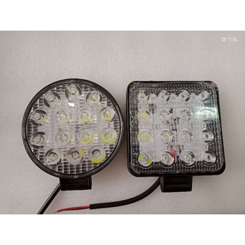 Lampu Tembak Sorot Kabut Fog Lamp Variasi Mobil Led Bulat 14 Mata Truk truck