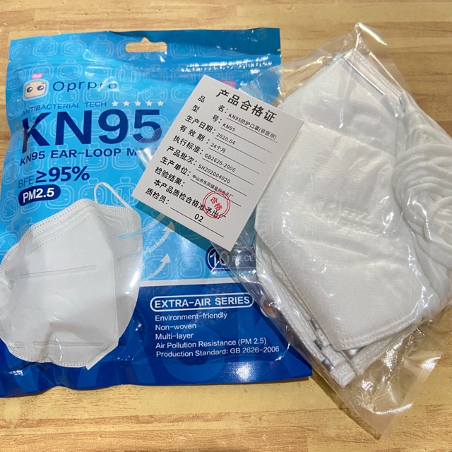 kn95 ffp2 bfe 95% 1 pak isi 10pcs