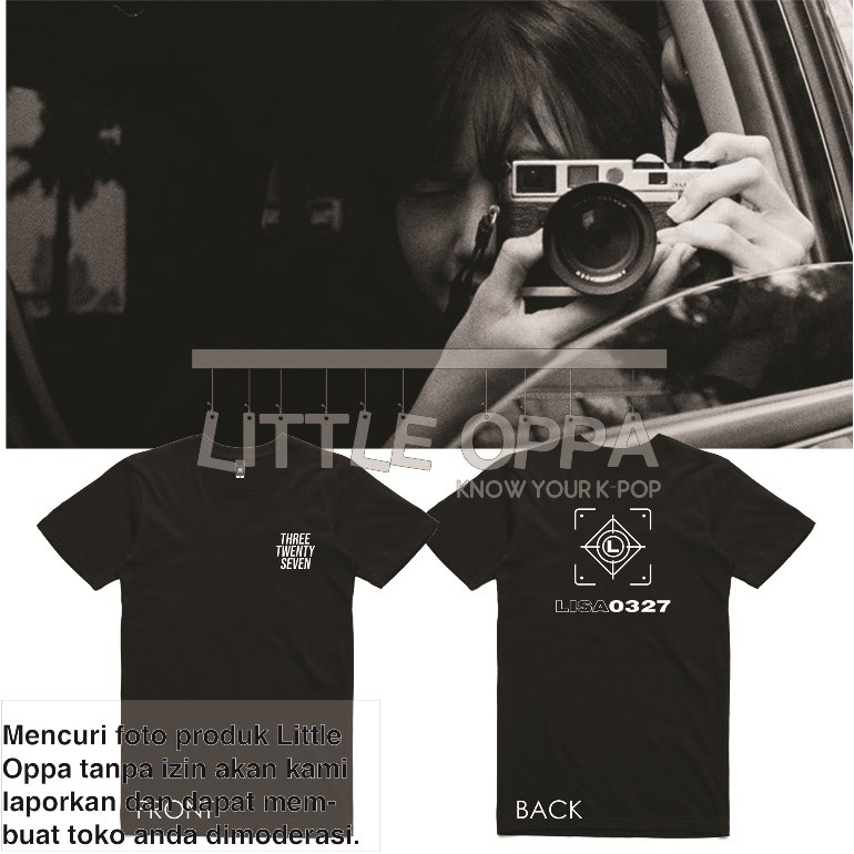 KAOS T-SHIRT BLACKPINK LISA 0327