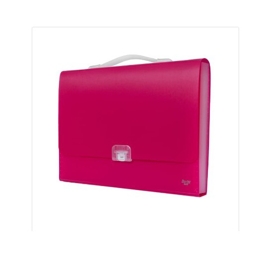 

Bantex Expanding File With Handle Folio Pink #3603 19