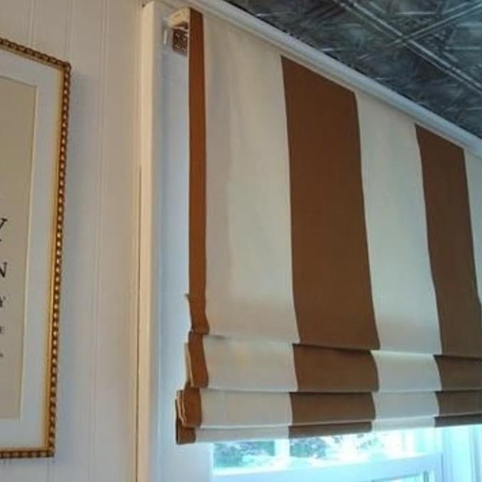 roman shade / tirai lipat / gorden