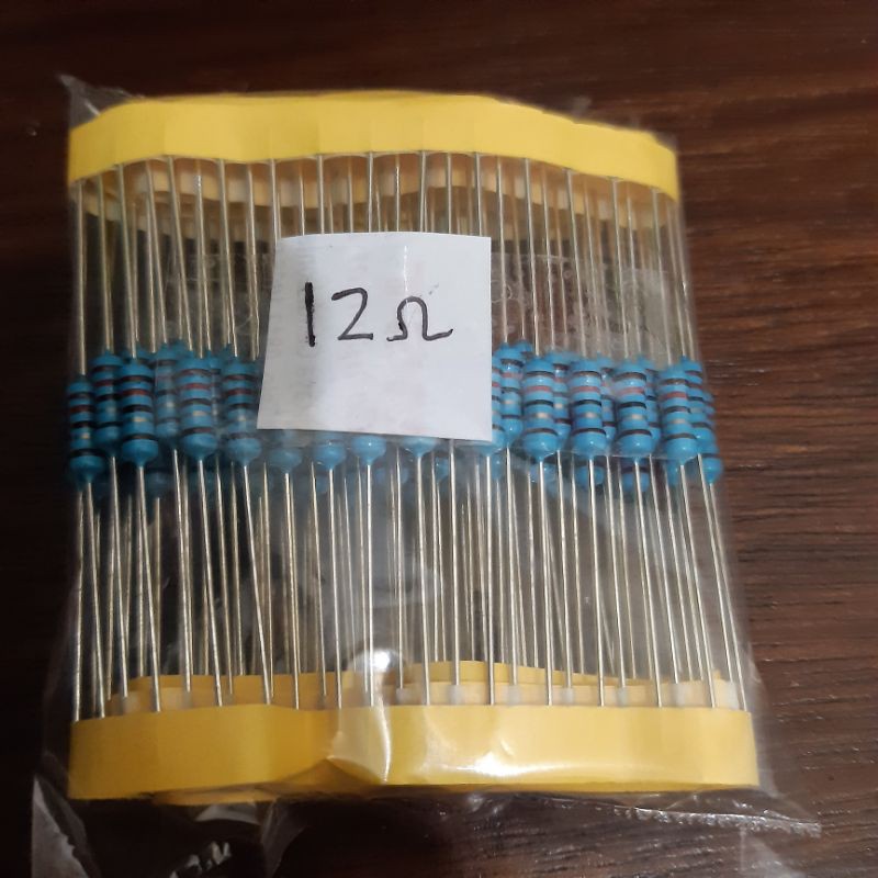 resistor 12 ohm 1/2W 1% metal film taiwan