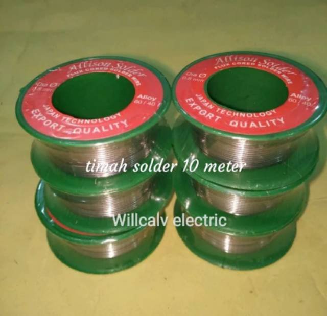 TIMAH SOLDER 10M 10METER 10 METER - TENOR SOLDER 10M 10METER 10 METER