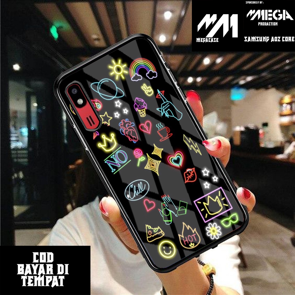 Megacase - Doodle Case Samsung A2 Core /  A03S / A01 CORE / A02 / A02S / A11 / A12 / A21S / A31 / A5