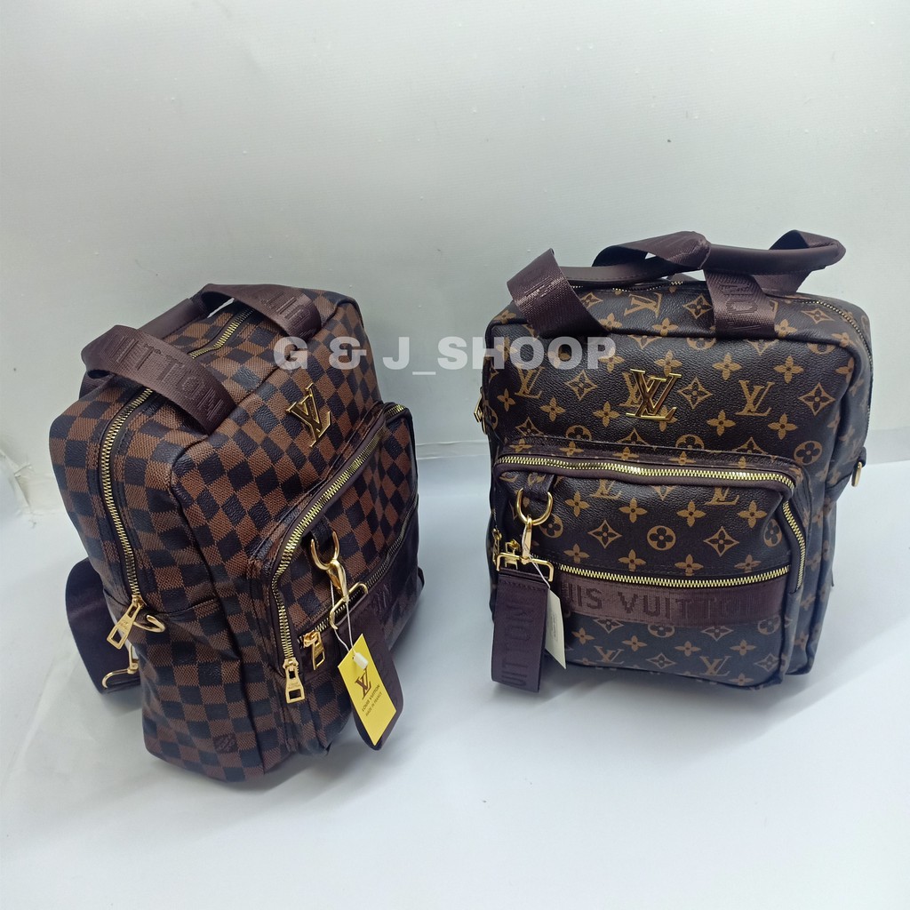 Rangsel LV / Tas Rangsel Wanita / Rangsel Wanita Full Hembos (kantong lisban)