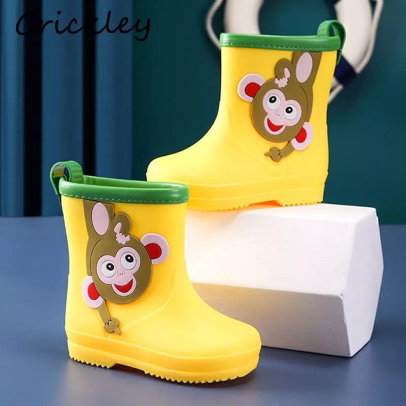 Sepatu Boot Anak Waterproof Jerapah Bunny Dolpin Boots