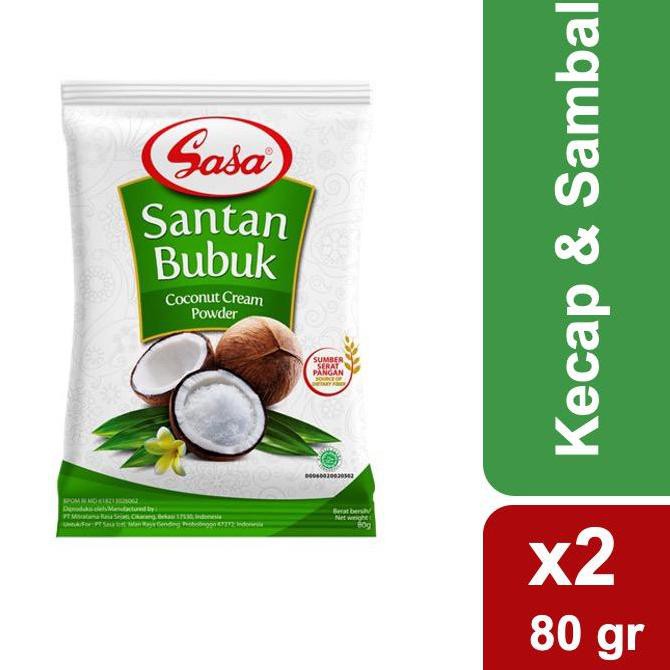 

[Terhebat se-RI] Sasa Santan Bubuk 80 gr x2