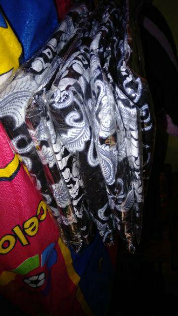 Batik Couple Keluarga Sania Ruffle Ori Ndoro Jowi Dnt Ulir Putih