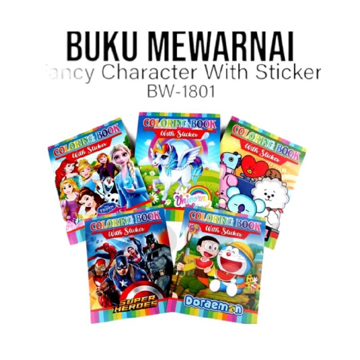 

BUKU MEWARNAI PLUS STIKER