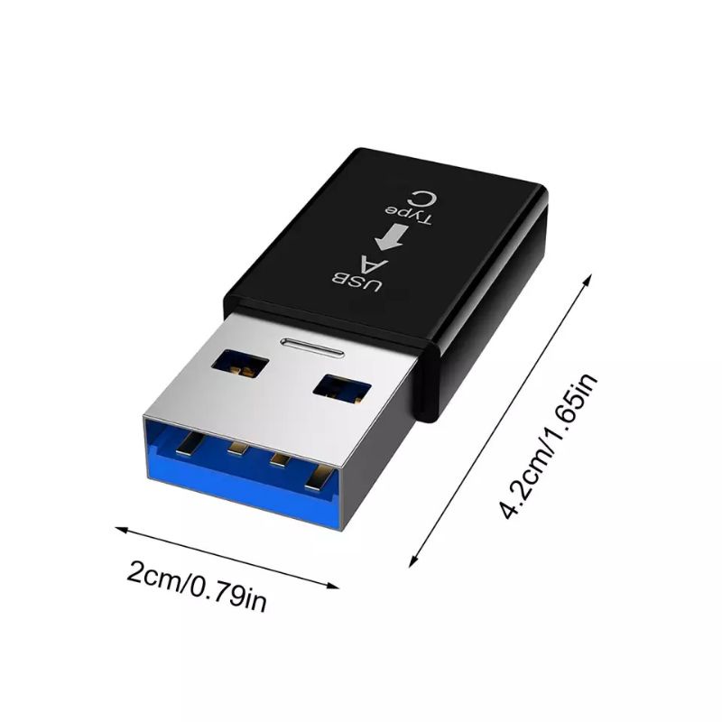 Konverter USB 3.1 tipe Type C female to male USB 3.0 OTG  transfer data fast charging original