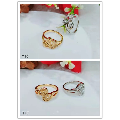 Cincin xuping Permata Termurah Lapis Emas T14.15