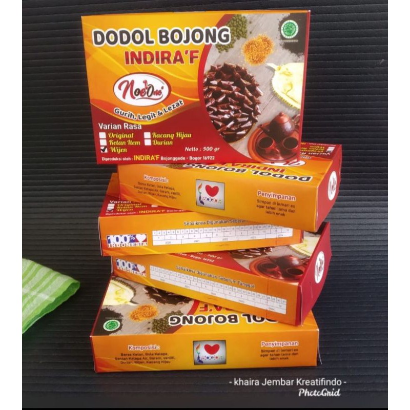 

dodol wijen/original/ketan item (500 gram)