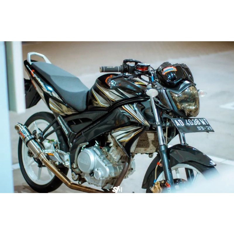 Striping lis sticker standar ori Yamaha vixion 2012 hitam Striping Vixion Lama 2012 Vixion Old 2012
